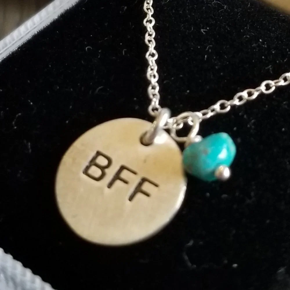 NEW--Sterling Silver BFF Necklace